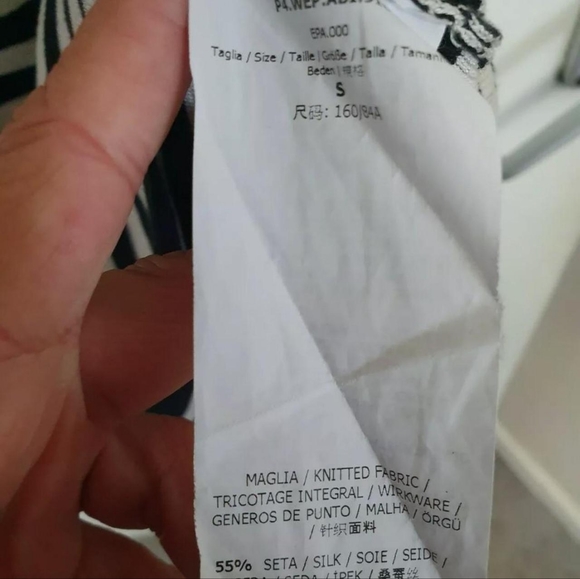 Cute max Mara Weekend silk/cotton blend knitted jumper dress.Size small uk 10 - Picture 4 of 4